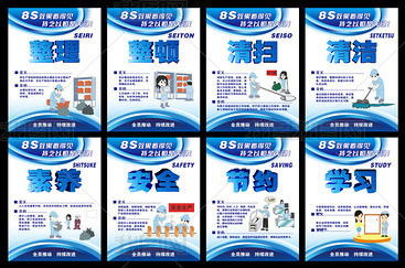 企業8S管理展板設計 理念、要素與資源下載指南